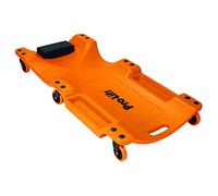 Pro-Lift Creeper Meccanico in plastica da 101 cm, Corpo ergonomico in HDPE Stampato a soffiaggio con poggiatesta Imbottito e Doppio Vassoio per Attrezzi, capacità 158,8 kg, Arancione