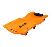 Pro-LifT Creeper meccanico in plastica da 91 cm, corpo ergonomico in HDPE stampato a soffiaggio con poggiatesta imbottito, capacità 136 kg, arancione