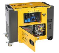 Pro-Lift-Montagetechnik Generatore di corrente Silent Diesel Aggregato, 5,5 kW, 230 V, elettrogeno di emergenza, 5500 W, raffreddato ad aria