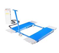 Pro-Lift-Montagetechnik Sollevatore a forbice 3,2t elettroidraulico, con kit di manovra 230 Volt con sblocco elettrico automatico