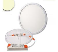 Pro-Light LED Panel Rotondo 23 cm Dimmerabile 23W, Bianco Caldo, Ø 23 cm