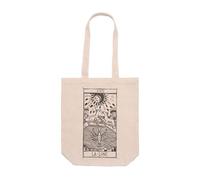 PRO' line DSHIRT14 Borsa Tote Bag con Soffietto - Tarot De Marseille XVIII La Lune - Luna -Shopper bag Resistente - Manici Lunghi 70 cm