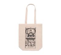 PRO' line DSHIRT14 Borsa Tote Bag con Soffietto VII Le Chariot Il carro Tarocchi di Marsiglia Simbolo Simbolo di libero arbitrio e dall’emozione Borse Tarot de Marseille
