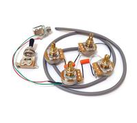 Pro LP Modern - Kit cablaggio per chitarra elettrica anni '60 pre-cablato, kit cablaggio per chitarra elettrica stile Epiphone LP, interruttore nichel