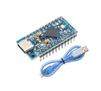 Pro Micro con 32u4 Chip Moduli Binghe 1 Pezzi Pro Micro con Cavo Pro Mini 5V/16MHz Microcontrollore Scheda di Sviluppo Aggiornatore USB Typ-C Interfaz Versione per saldatura Compatibile con Arduino