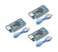 Pro Micro con 32u4 Chip Moduli Binghe 3 Pezzi Pro Micro con Cavo Pro Mini 5V/16MHz Microcontrollore Scheda di Sviluppo Aggiornatore USB Typ-C Interfaz Versione per saldatura Compatibile con Arduino