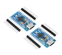 Pro Micro con 32u4 Chip Scheda Madre RUIZHI 2 pezzi Pro Micro 5V/16MHz Scheda Madre Schede di Sviluppo Aggiornatore usb autonomo Interfaccia di tipo C Compatibile con Arduino