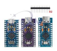 Pro Micro MICRO/TYPE-C USB ATMEGA32U4 Modulo 5V 16MHz Scheda per Arduino 32U4 AITEXM