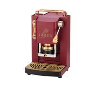 Pro Mini Deluxe - Macchina da Caffè Design Compatto Acciaio Inox Pompa 15 Bar Pressacialda Regolabile Rosso