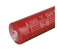 Pro Nappe - Cod. R485021I - Tovaglia di carta damascata in rotolo 1,18 x 50 Mt - 166 coperti - Carta dal motivo universale, offre eleganza e sobrietà - Colore rosso