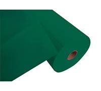 Pro Nappe - Cod.R732407I - Runner da tavolo monouso in Spunbond - Rotolo 0,40 x 24 Mt pretagliato ogni 1,20m - Materiale antistrappo, idrorepellente e facile da pulire - Conf. da 4 rotoli verde abete