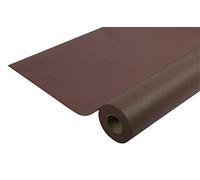Pro Nappe - Rif. R780611I - Cartone da 5 tovaglie usa e getta in tessuto spunbond - Rotolo di lunghezza 6 m x larghezza 1,20 m - Colore cioccolato - Materiale antistrappo, idrorepellente e lavabile