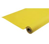 Pro Nappe - Rif R780624I - Cartone da 5 tovaglie usa e getta in tessuto spunbond - Rotolo da 6 m di lunghezza x 1,20 m di larghezza - Colore giallo - Materiale antistrappo, idrorepellente e lavabile