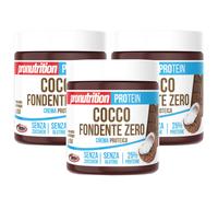 Pro Nutrition Nut Zero Cocco Fondente Zero 3X350 g Crema Spalmabile 25% Proteine