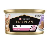 48 x 85 g Pro Plan Cat - Delicate Mousse Tacchino