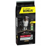 PRO PLAN Sensitive Digestion Medium Adult Alimento per cani ricco di agnello 14 kg + 2,5 kg