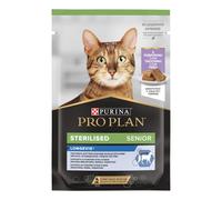 Pro plan wet cat sterilised senior 7+ teneri pezzetti in mousse con tacchino 75 g
