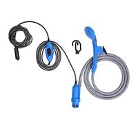 PRO PLUS Kit Doccia Portatile 12 V Grigio/Blu L