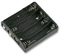 Pro Power 24VB41D - Supporto per batteria AAA, a contatto con molla a spirale, colore: Nero