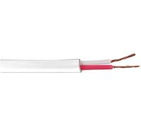 Pro Power 2CSPKCBL1.50WHT100 m 2-Core Unscreened cavo altoparlante, 30/0,24 mm, bianco, 100 m