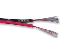 Pro Power CCA - Cavo per altoparlanti, 24/0,2 mm, 100 m, colore: Rosso/Nero, 2x CCA 24/0,20 mm, 100 m