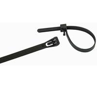 PRO POWER - Fascette per cavi riutilizzabili 150 mm x 7,60 mm Nero 100 pezzi