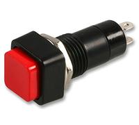 Pro Power PPW01059 - Interruttore quadrato, momentaneo, rosso
