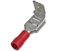 Pro Power STPBDD1-250 Piggy Back Crimp Terminal, Rosso, 12A, 6,3 mm, Confezione da 100