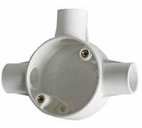 PRO POWER - T-Box a 3 vie - Sistema da 20 mm - Bianco