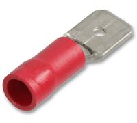 PRO POWER - Terminale a crimpare a lama a pressione rosso 19A, confezione da 100
