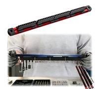 Pro-Series Aluminum Magnetic Hex Bit Organizer,40-Slot 1/4" Drive Holder,High Strength Magnetic Secure Grip,Heavy Duty High Capacity Compact Storage Holder for Fast Take Out (1PCS)