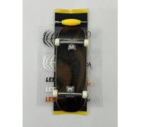 Pro Set completo di tastiera in legno, 34 x 96 mm, tavola in acero a 5 strati con camion leefai g4 e ruote in uretano 65d mini skateboard