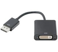 PRO SIGNAL Adattatore DisplayPort a DVI, Maschio a Femmina, Nero