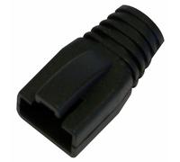 PRO SIGNAL - Boot RJ45 da 8 mm per cavi grandi, nero, confezione da 5