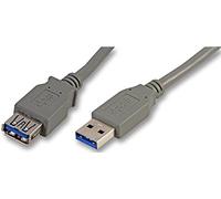 Pro Signal CAC250037 - Cavo USB 3.0 A maschio a femmina, 3 m, colore: Grigio