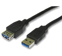 Pro Signal CAC250043 - Cavo USB 3.0 A maschio a femmina, 1 m, colore: Nero