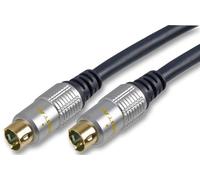 PRO SIGNAL - Cavo 4 pin Mini-DIN (S-VHS) maschio a maschio, 3 m nero