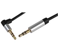 Pro Signal Cavo Audio Jack Stereo 3,5mm con Spina Angolata a 90°, Alluminio, 3m
