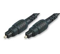 PRO SIGNAL - Cavo audio ottico TOSLink con cavo da 5 mm, 1 m nero