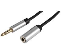 PRO SIGNAL Cavo di Estensione Jack Stereo 3.5mm con Connettori in Alluminio, 1.