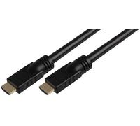 PRO SIGNAL Cavo HDMI High-Speed, 24AWG, Oro, 10m, Nero