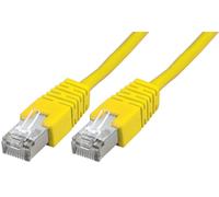 PRO SIGNAL - Cavo patch Ethernet S/FTP da RJ45 a RJ45 Cat5e da 1 m giallo