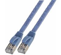 PRO SIGNAL - Cavo patch Ethernet STP Cat6a piatto, 3 m blu