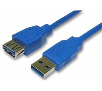 PRO SIGNAL - Cavo USB 3.0 A maschio a femmina, 3 m blu
