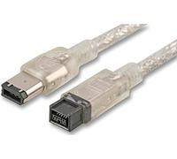 Pro Signal - FireWire 800 Mbps (IEEE 1394b) 9 pin maschio a 6 pin maschio cavo, 2 m traslucido