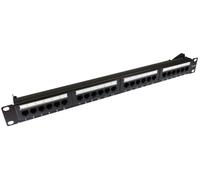 PRO SIGNAL Pannello Patch 24 Porte Cat5e, Montaggio 1U su Rack