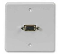 PRO SIGNAL - Piastra da parete VGA a 15 pin da 1 gang - bianca