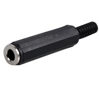 PRO SIGNAL Presa Stereo Jack Inline 6.35mm, Montaggio su Cavo