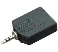 Pro Signal PSG01939 - Adattatore 2 prese da 6,35 mm a spina da 3,5 mm