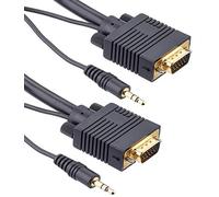 Pro Signal PSG03035 - Cavo jack stereo VGA e 3,5 mm maschio/maschio, 1 m, colore: Nero